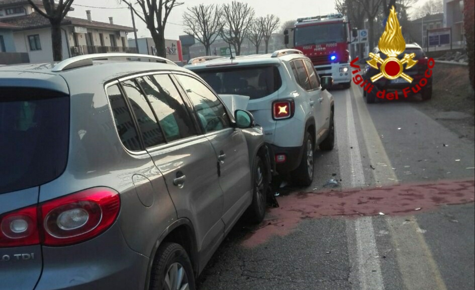 Doppio incidente nel pomeriggio di ieri a Treviso, traffico rallentato