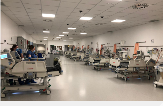 Covid Hospital Schiavonia: si amplia il centro di terapia intensiva