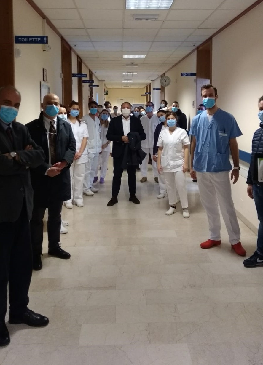 Geriatria Ca’ Foncello, completata ieri sera la sanificazione