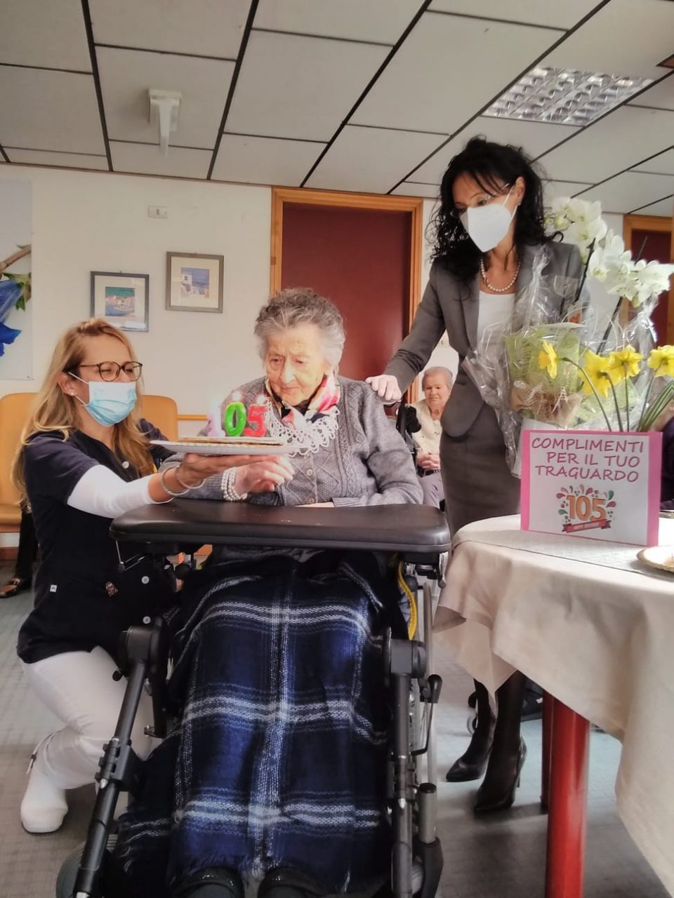 Centro anziani Sartor Castelfranco, nonna Pasqua ha compiuto 105 anni!