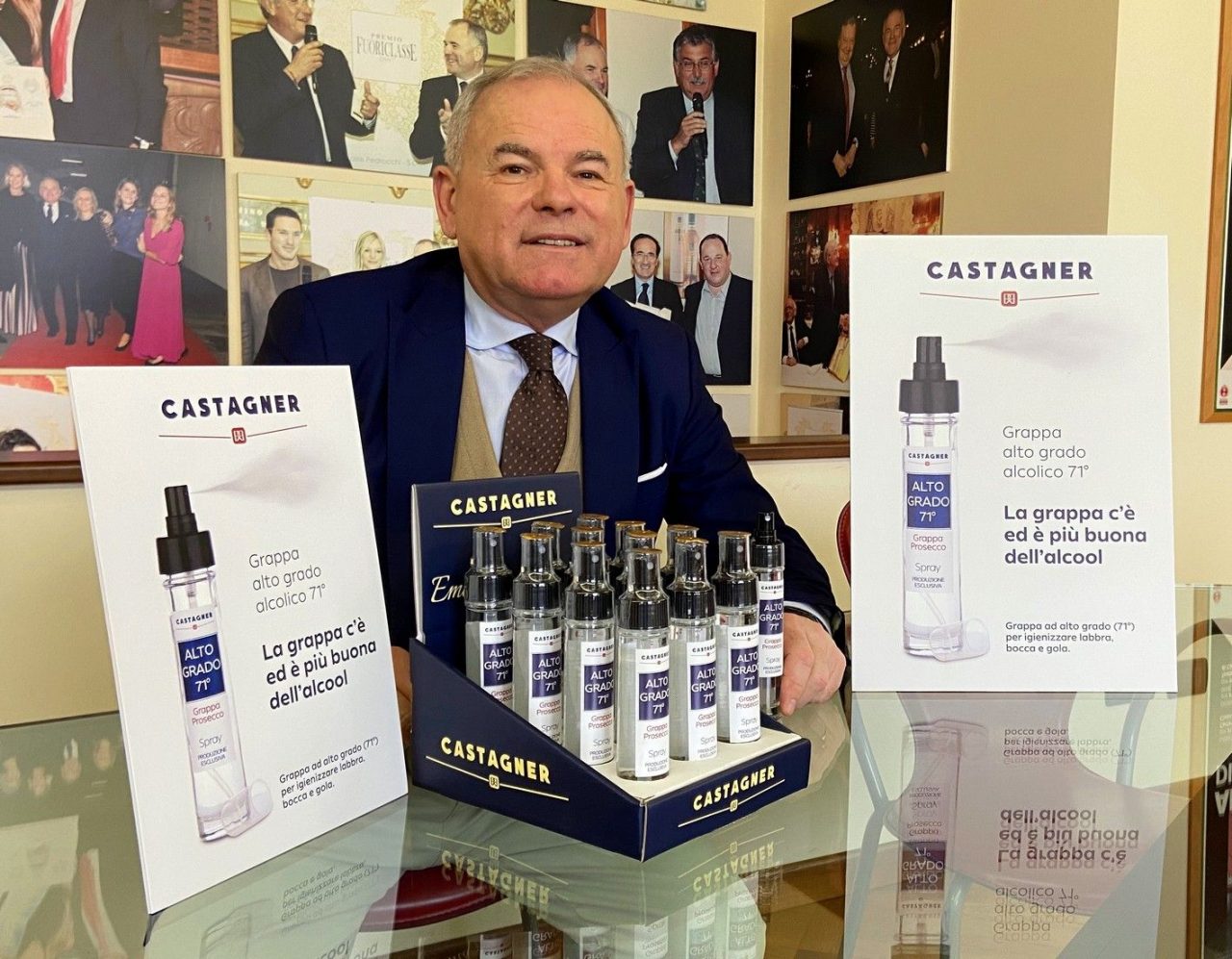 Coronavirus: nasce "Alto Grado 71", la grappa spray igienizzante