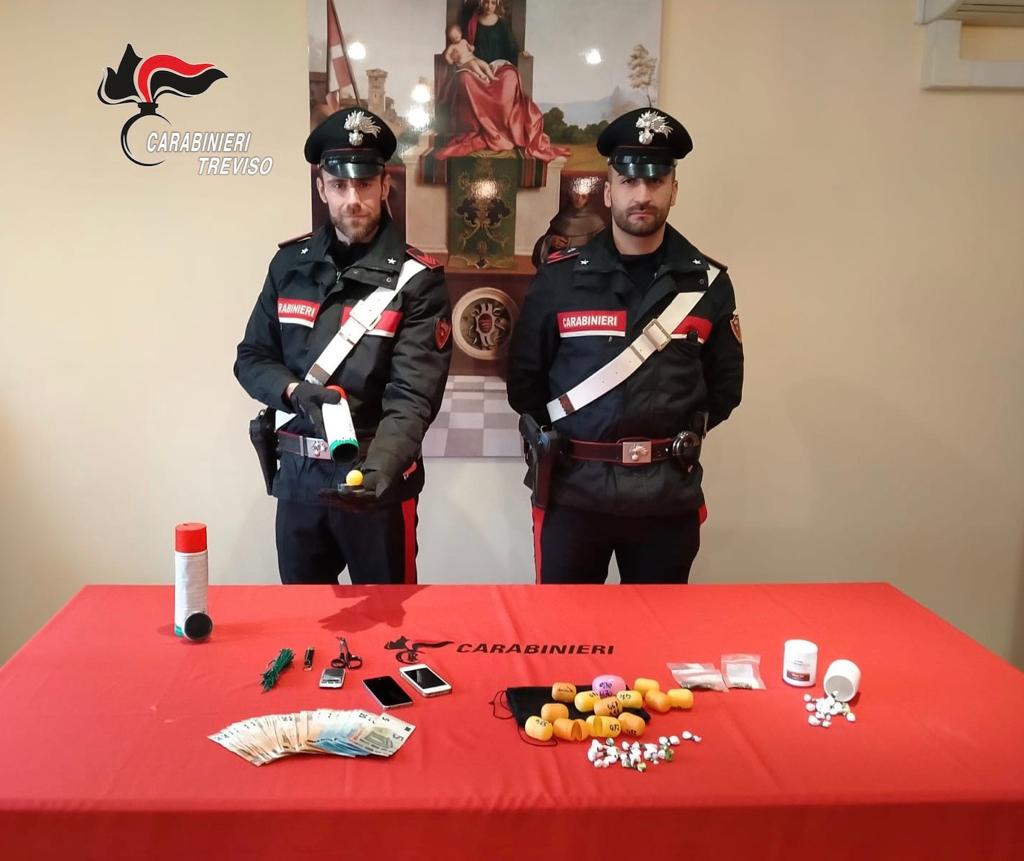 Spaccio droga Vedelago, presi due pusher di Istrana