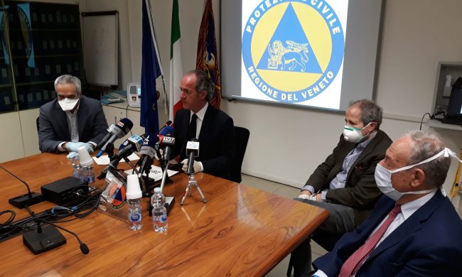 Maxi piano Veneto per interrompere la circolazione di Covid-19