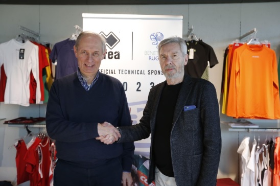 Benetton Rugby rinnova con Errea’ Sport per i prossimi tre anni