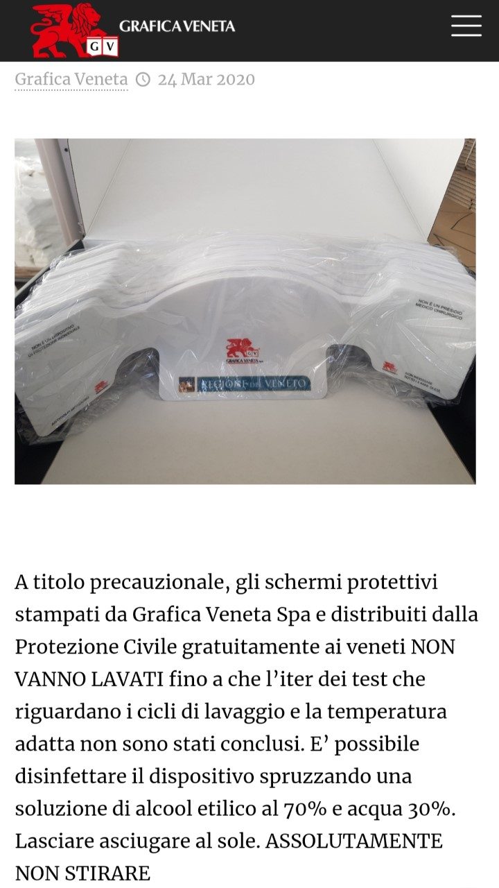 Mascherine Veneto, Calesso: “Serve più chiarezza su modalità di utilizzo”