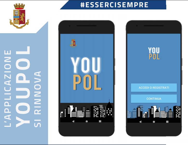 Polizia di Stato, l’app per smartphone “YouPol” si aggiorna