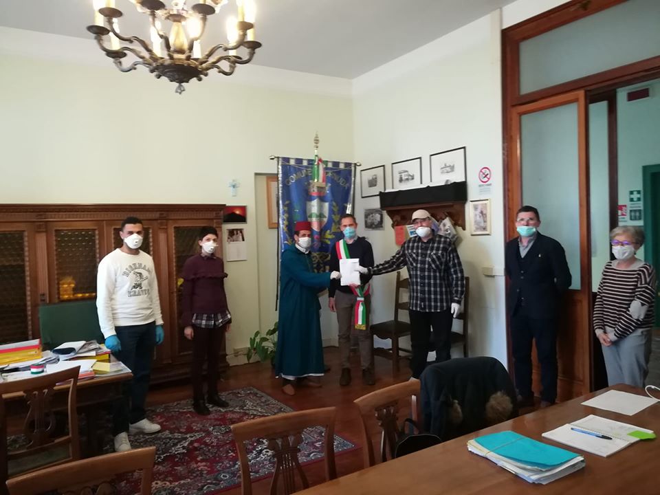 Solidarietà Cornuda, la donazione del Centro culturale islamico al Comune