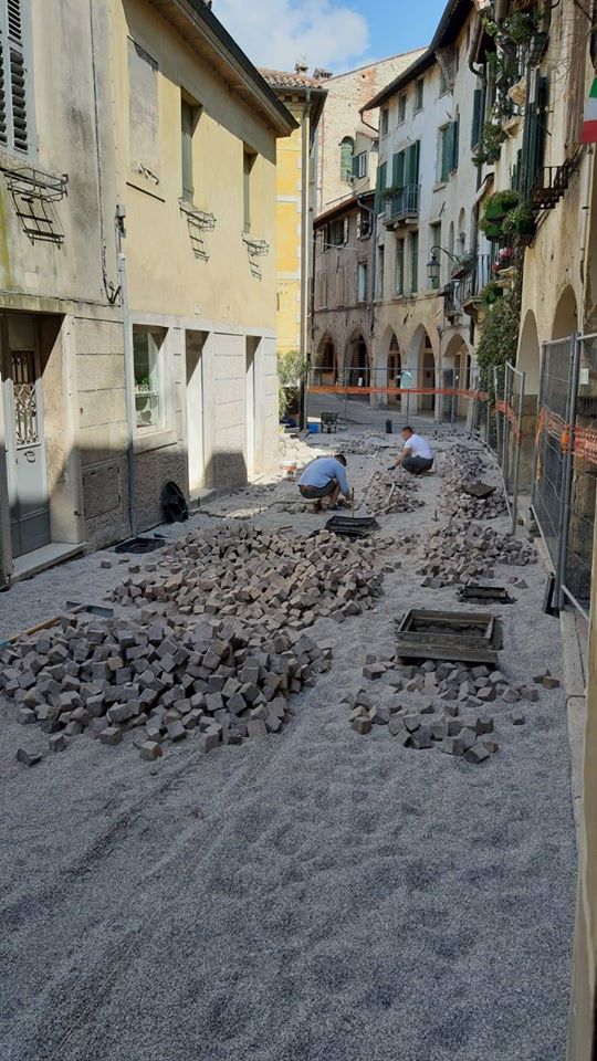 Lavori Asolo, i cantieri vanno avanti anche ai tempi del Coronavirus