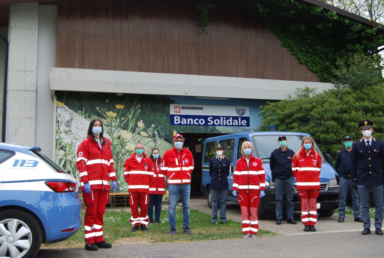 Banco alimentare Treviso, la donazione della Polizia di Stato – VIDEO
