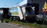Incidente Oderzo, camion delle nettezza urbana si schianta contro cabina elettrica