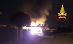 Incendio Casale sul Sile, brucia garage in legno: paura nella notte