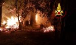 Incendio Treviso, ricovero degli attrezzi in fiamme nella notte