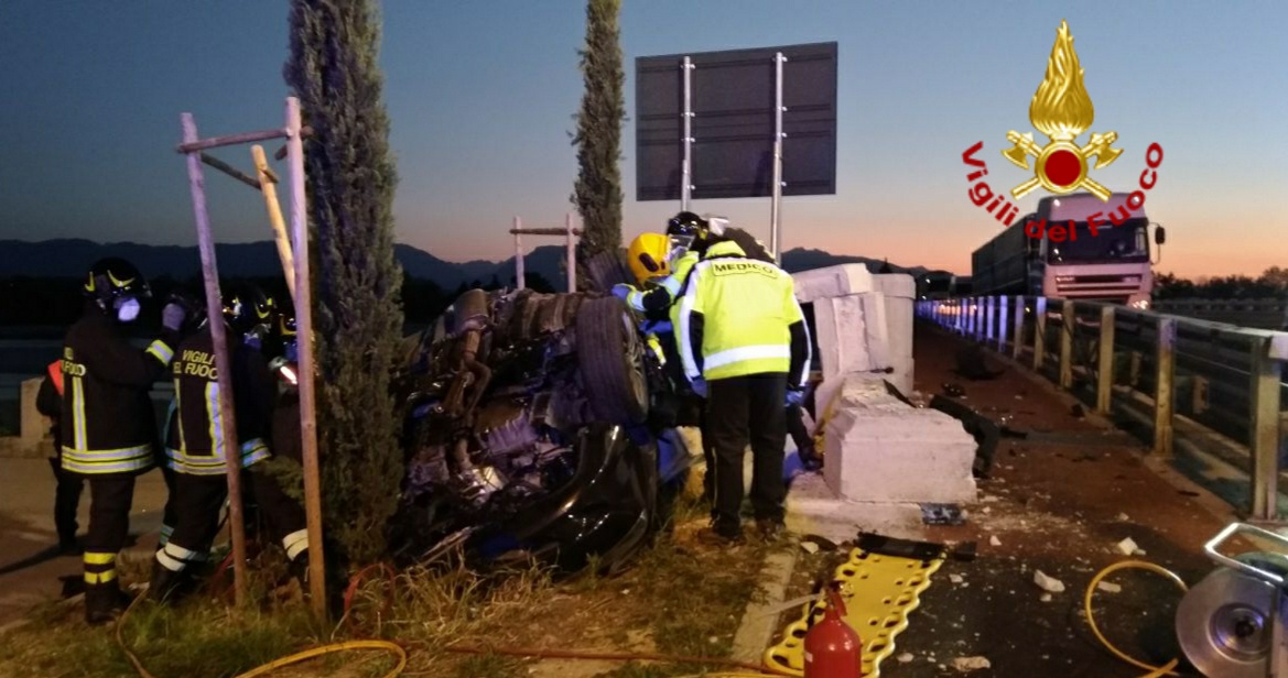 Grave incidente all’alba a Nervesa: 28enne finisce all’ospedale