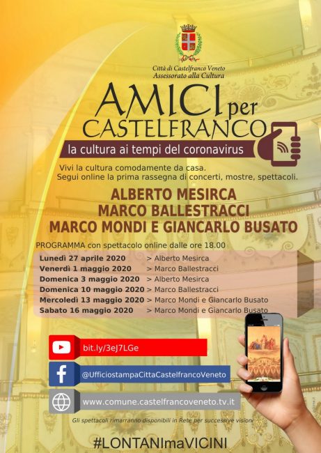 Amici per Castelfranco sul palcoscenico...della rete