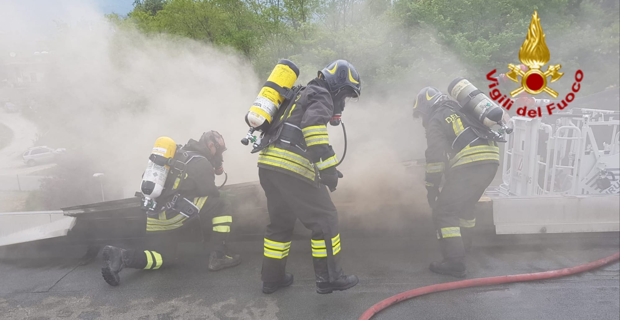 Principio d'incendio alla Valdo spumanti di Valdobbiadene: risolvono i Vigili del fuoco