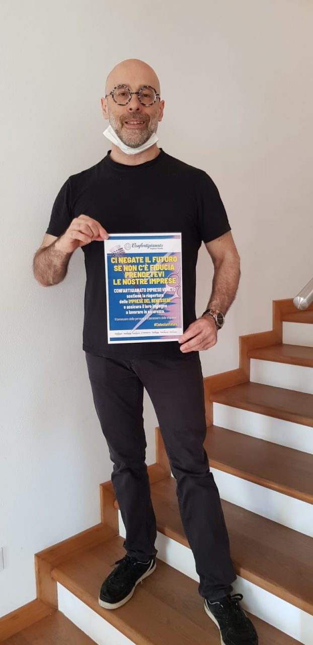 #Dateciunfuturo: protesta social di acconciatori ed estetiste di Confartigianato contro il prolungamento delle chiusure
