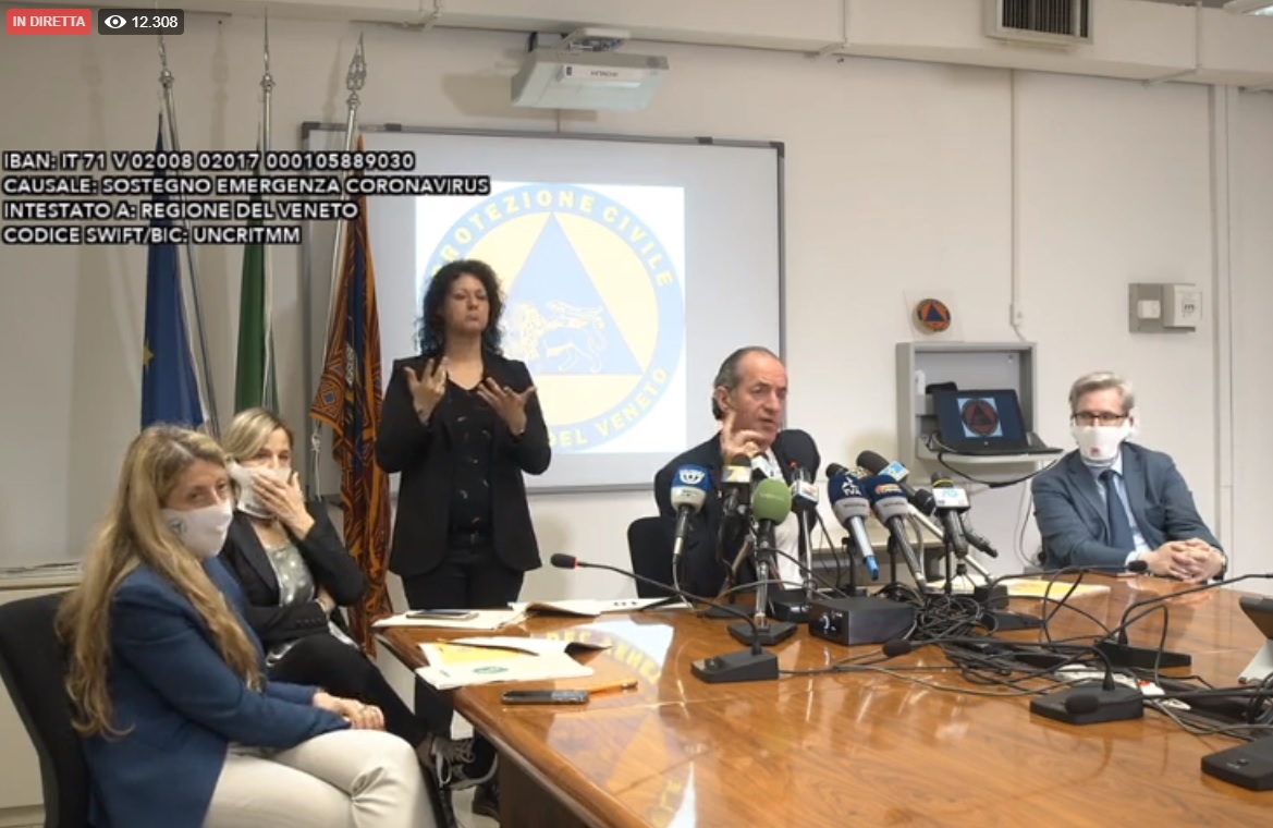 Riaperture 18 maggio, Zaia: “Linee guida del Veneto fanno giurisprudenza”