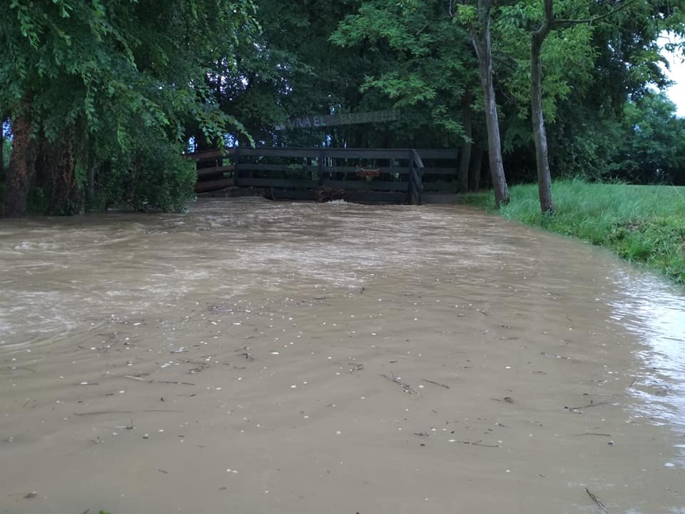 Emergenza maltempo Asolo: Muson impetuoso e frana a Foresto Nuovo – FOTO