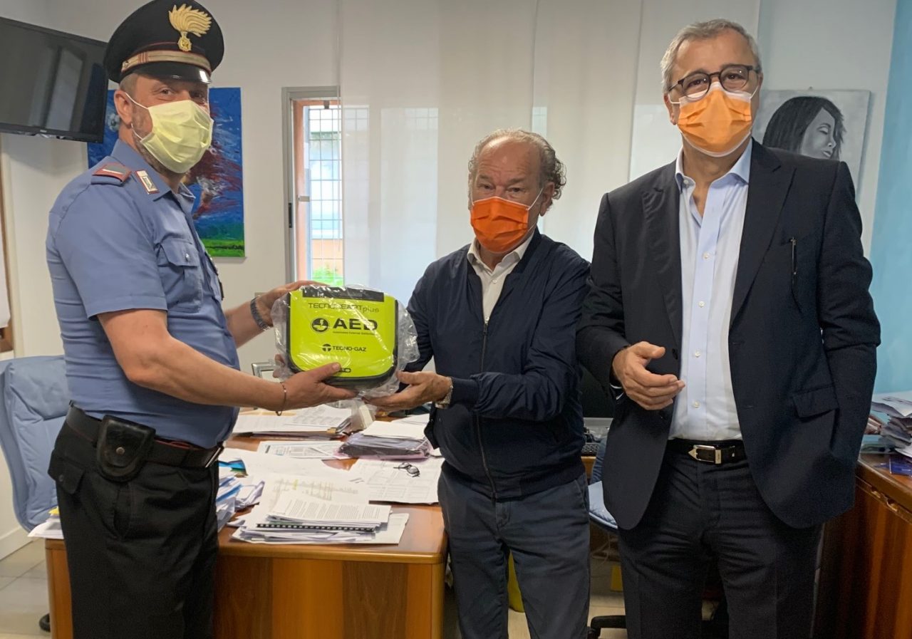 Defibrillatore salvavita a disposizione dei Carabinieri per gli abitanti di San Biagio, Monastier e Zenson