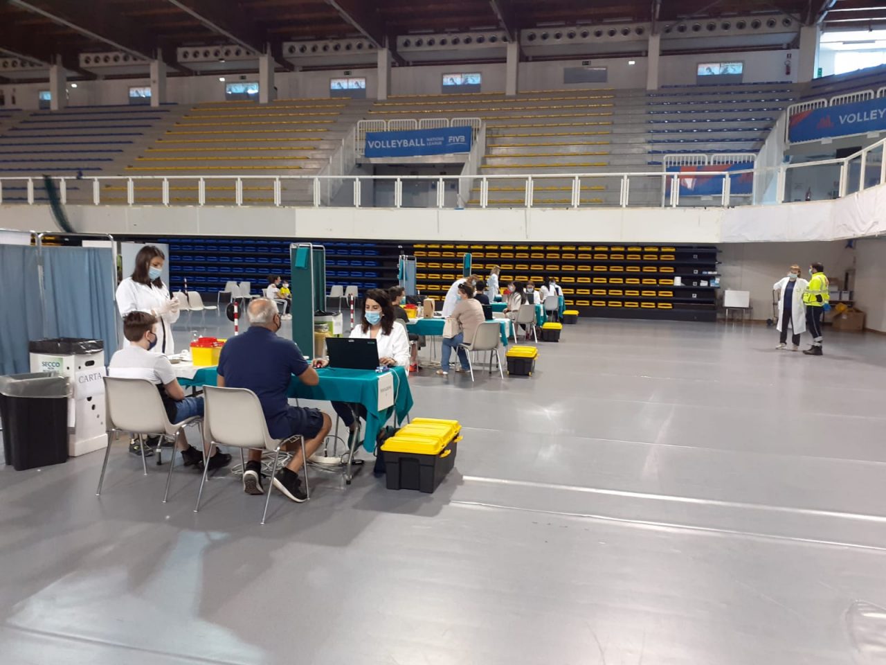 Maxi campagna vaccinale: da oggi tocca alla Zoppas Arena di Conegliano