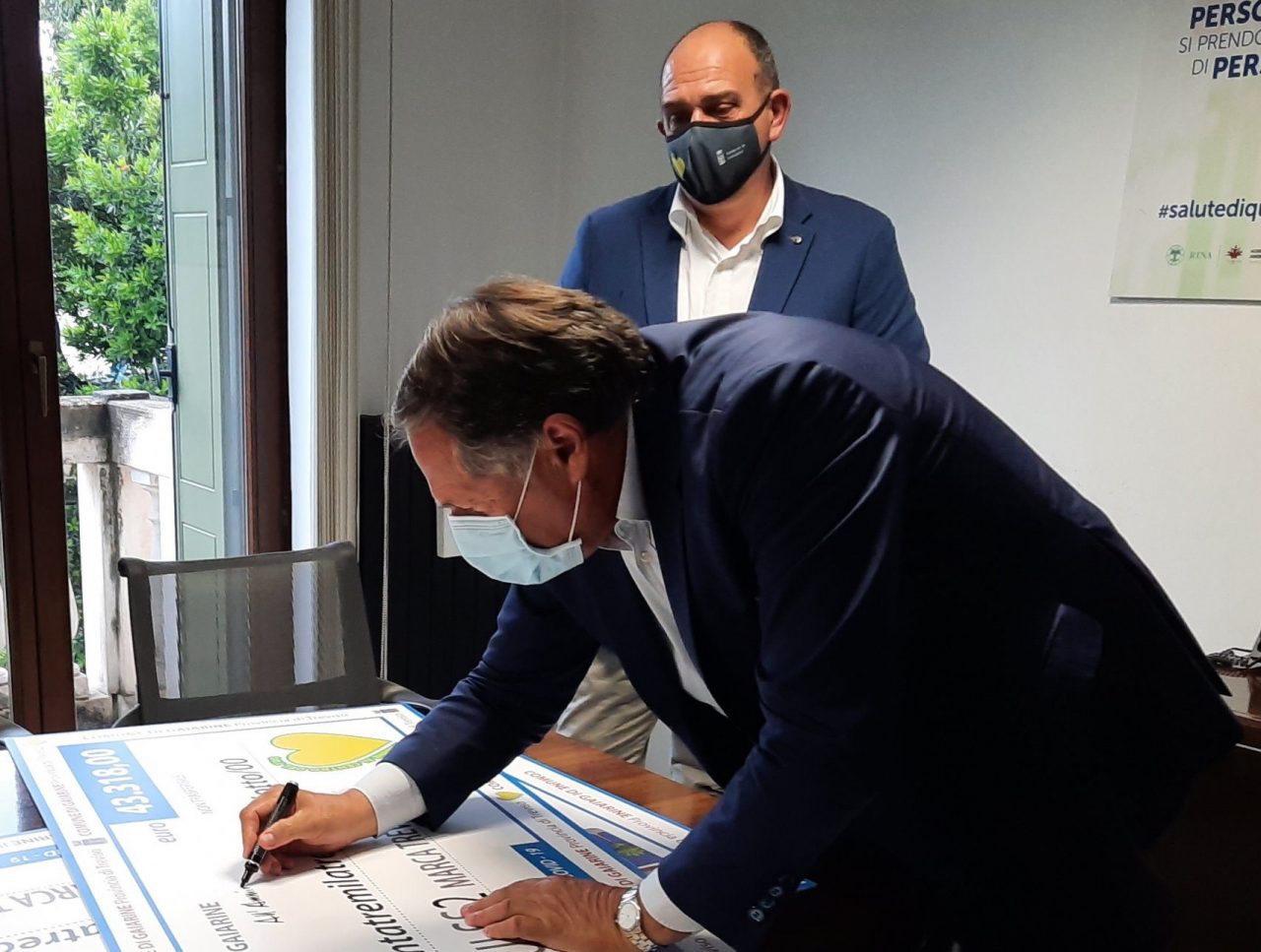 Lotta al Covid-19, il Comune di Gaiarine dona 43mila euro all’ospedale di Conegliano