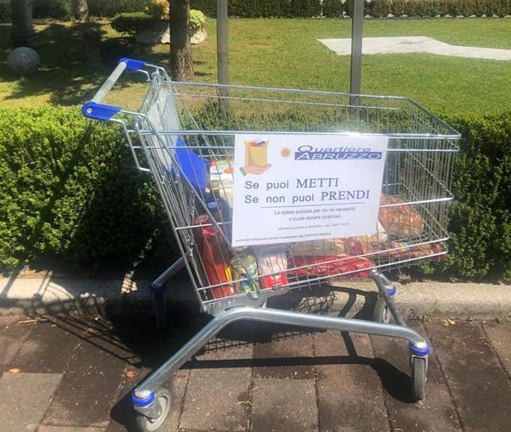 Spesa solidale: raccolti 150 chili di prodotti a maggio nel Quartiere Abruzzo