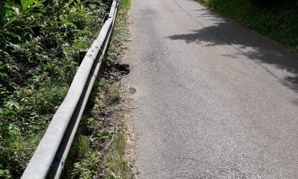 Frana a Montebelluna: lavori di messa in sicurezza in Vicolo Boccacavalla