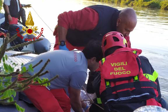 Automobilista nel Brenta, il corpo recuperato ieri sera dai sommozzatori – GALLERY