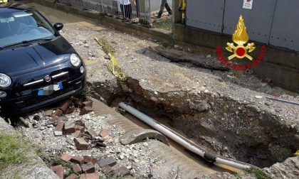 Bomba d'acqua a Valdobbiadene e Pederobba, una decina di interventi