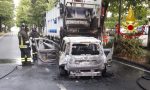 Tragedia sfiorata a Montebelluna, ragazza estratta dall'auto in fiamme