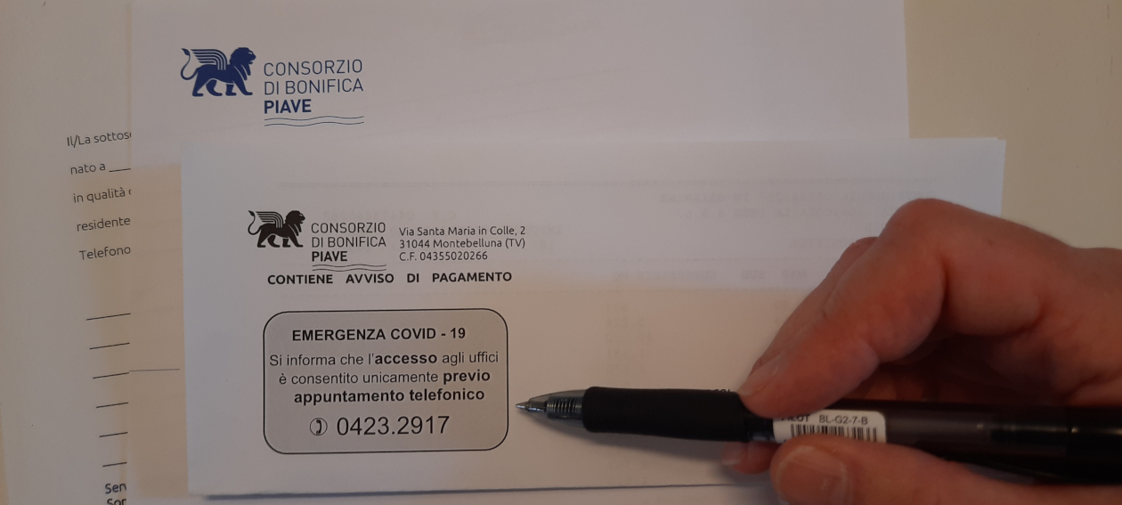 Consorzio Bonifica Piave, avvisi di pagamento 2020 in ritardo: ecco cosa fare