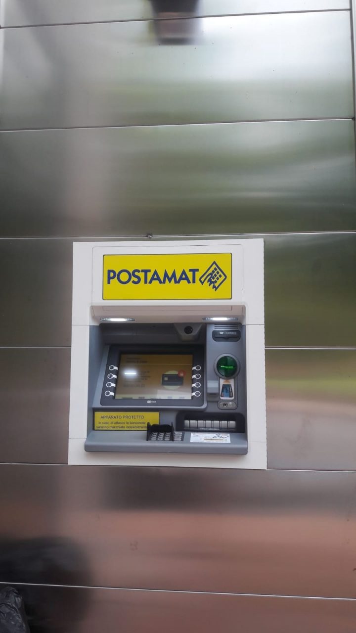 Nuovo Postamat di ultima generazione operativo da oggi a Castelfranco