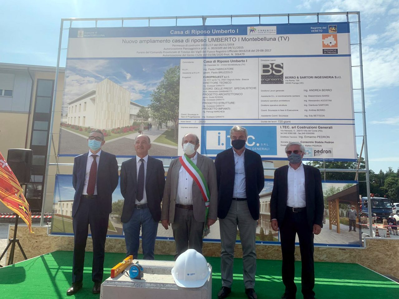 Casa di riposo Umberto I: posata la prima pietra per la costruzione della nuova ala – FOTO