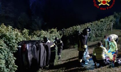 Incidente a Refrontolo: perde il controllo della vettura ed esce di strada