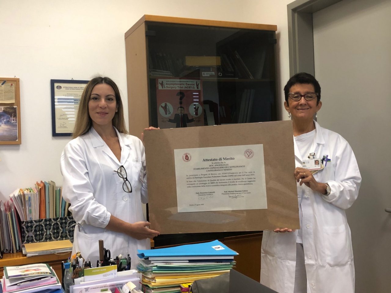 Premio alla ricerca per l’Angiologia del San Giacomo