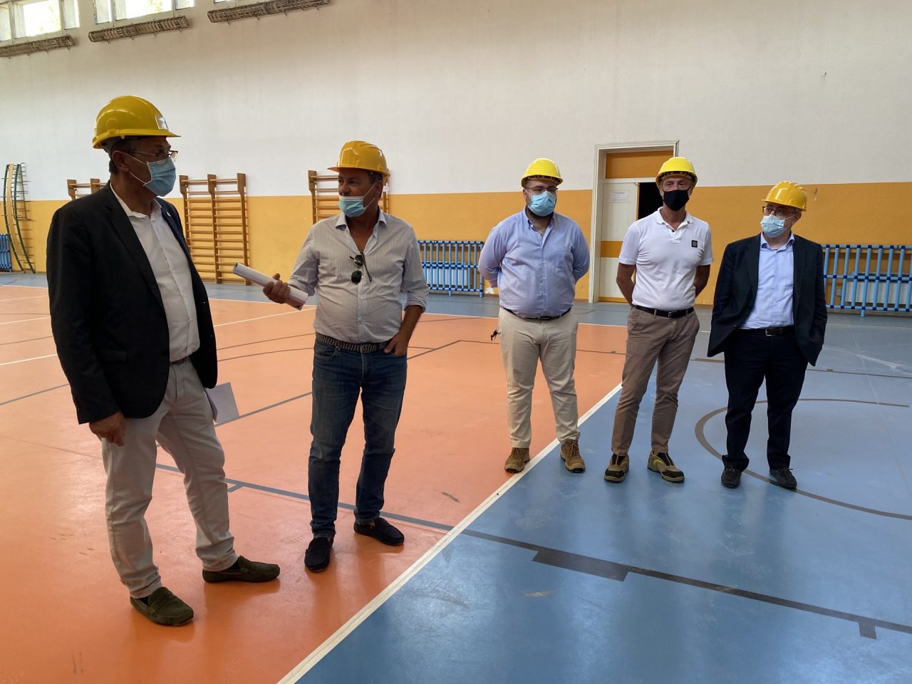 Venti aule e tre nuovi laboratori alla sede Ghirada dell’Istituto “Giorgi-Fermi”: sopralluogo al cantiere