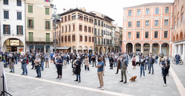 Nuovo Dpcm, Treviso Imprese Unite lancia la protesta: "Oggi tutti in Piazza dei Signori"