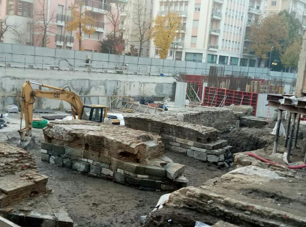 Sensazionale scoperta a Treviso, dal cantiere spunta un importante tratto di fortificazioni medievali!