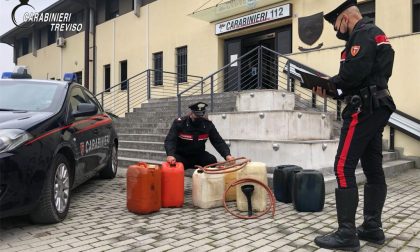 Rubano 200 litri di gasolio dal cantiere della Pedemontana a Trevignano: denunciati in tre