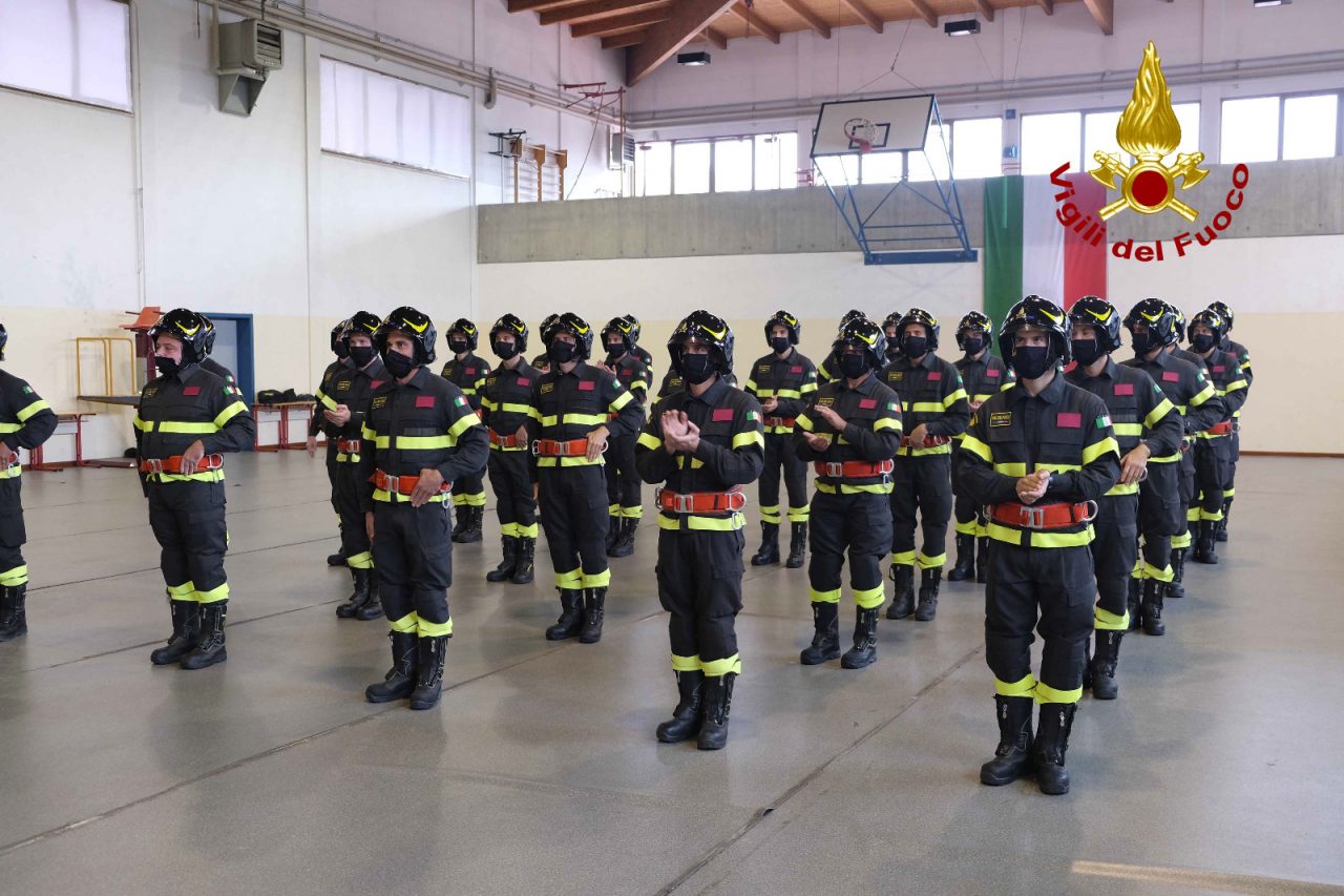 Giuramento Vigili del fuoco: a Treviso la promessa di 28 allievi da Veneto e Friuli - VIDEO e GALLERY