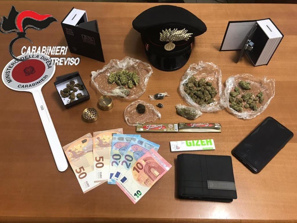 Spaccio di droga, 29enne moglianese arrestato in flagranza a Zero Branco: già libero