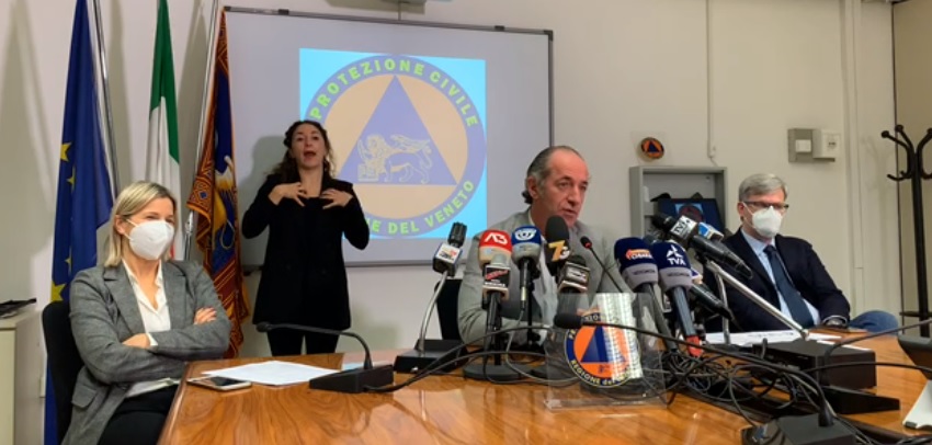 Covid, Zaia: “Veneto arancione? Non ho notizie” | +2436 contagi in regione | Dati 4 novembre 2020