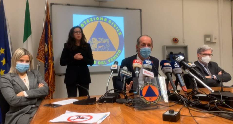 Covid, Zaia: “Zona gialla un boomerang, domani nuova ordinanza” | +2540 positivi | Dati 23 novembre 2020