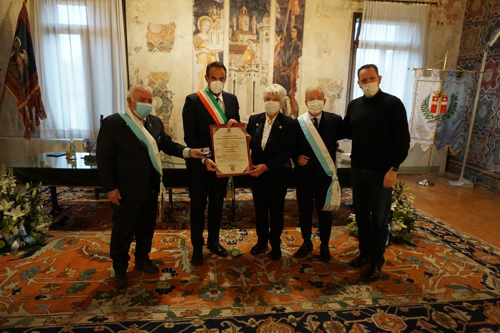 "Totila d'Oro" Treviso, consegnate le benemerenze civiche: cinque le eccellenze premiate - FOTO