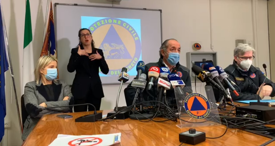 Maltempo, Zaia: “Mezzo miliardo di danni” | Covid, +2550 positivi | Dati 7 dicembre 2020