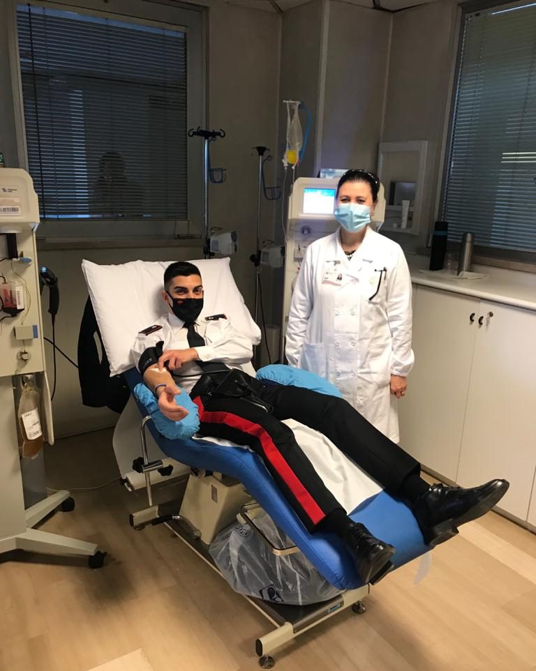 Campagna Plasma Iperimmune: l’adesione dei Carabinieri di Treviso