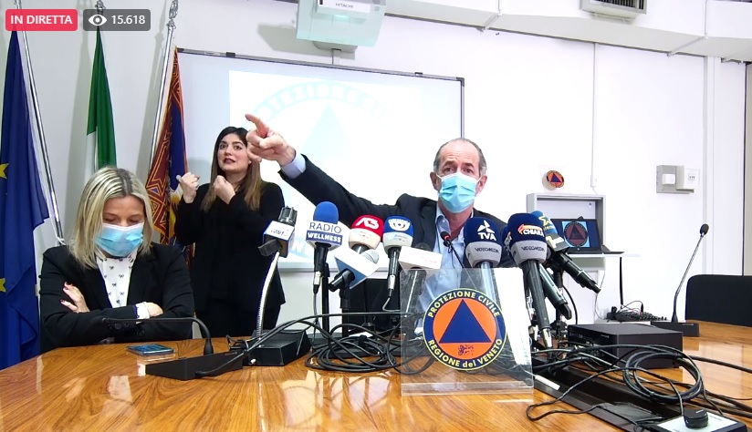 Covid, Zaia: “Veneto resta arancione”. Il professor Palù: “Auspicabile AstraZeneca entro fine gennaio”