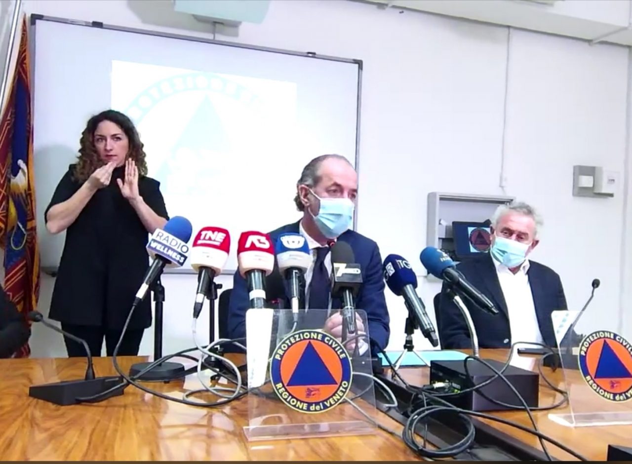 Covid, Zaia: “Ospedali con 2mila pazienti in meno rispetto a gennaio” | +492 positivi | Dati 17 febbraio 2021