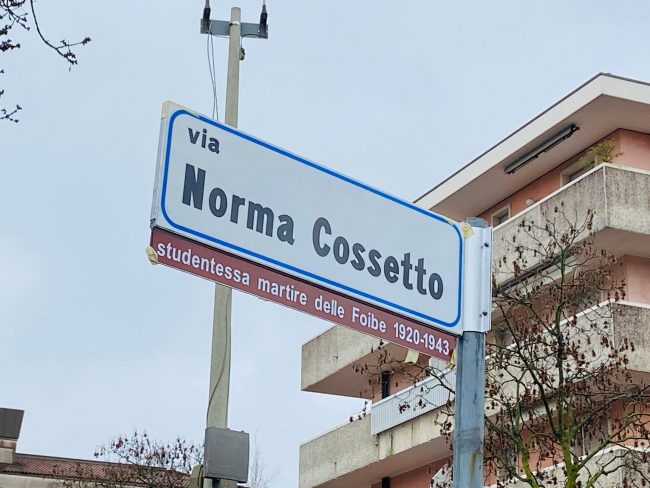 Giorno del Ricordo a Treviso: inaugurata la nuova via dedicata a Norma Cossetto