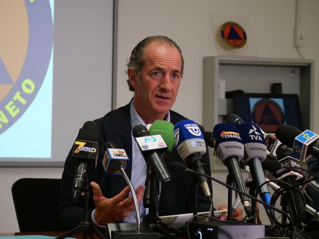 Zaia sull’arresto: “Un pensiero alle vittime di un delitto vile e codardo”